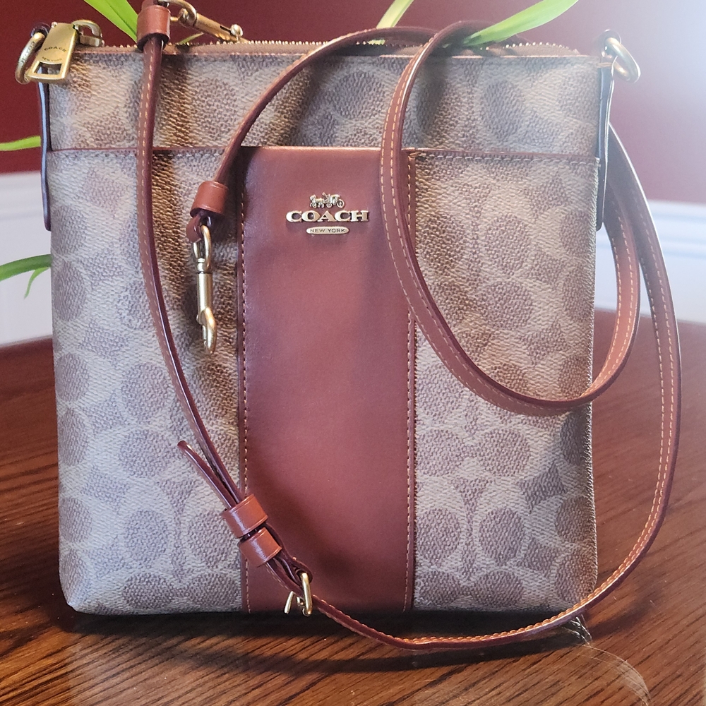 Coach Kitt Messenger Colorblock Signature Canvas Crossbody